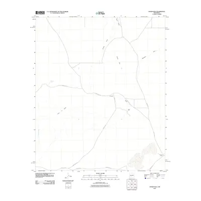 2010 Map of Upham Hills, 2010 Print