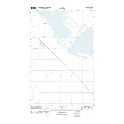 2011 Map of Upham, 2011 Print