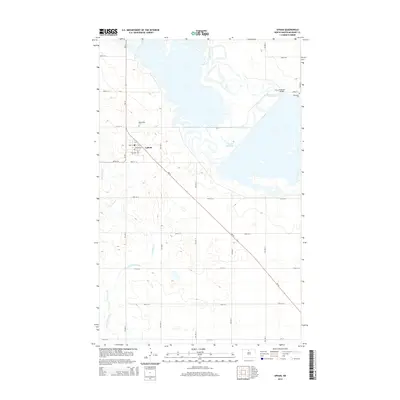 2014 Map of Upham, 2014 Print