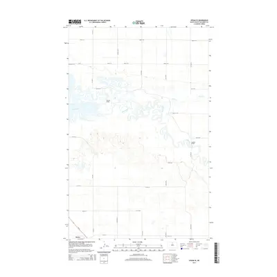 2014 Map of Upham SE, 2014 Print