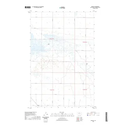 2020 Map of Upham SE, 2020 Print