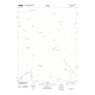 2010 Map of Upheaval Dome, 2010 Print