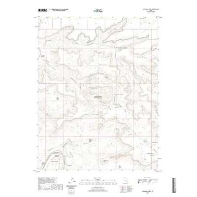 2020 Map of Upheaval Dome, 2020 Print