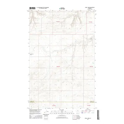 2017 Map of Uphill Creek, 2017 Print