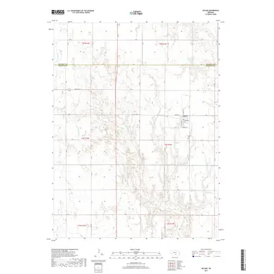 2017 Map of Upland, 2017 Print