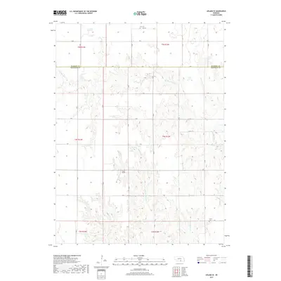 2017 Map of Upland SE, 2017 Print