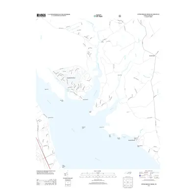2013 Map of Upper Broad Creek, 2013 Print
