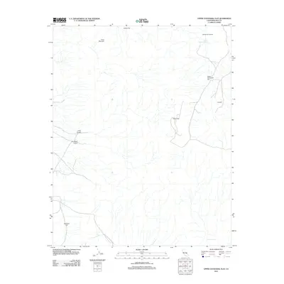 2012 Map of Upper Centennial Flat, 2012 Print