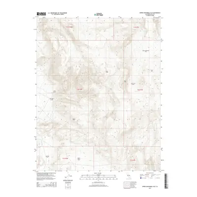 2015 Map of Upper Centennial Flat, 2015 Print