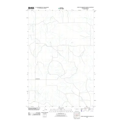 2011 Map of Upper Cracker Box School, 2011 Print