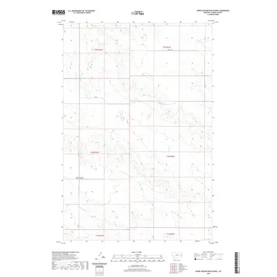 2020 Map of Upper Cracker Box School, 2020 Print