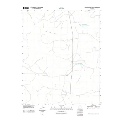2010 Map of Upper Galestina Canyon, 2010 Print