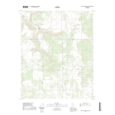 2023 Map of Upper Galestina Canyon, 2023 Print