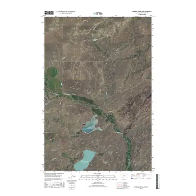 2017 Map of Upper Glaston Lake, 2017 Print