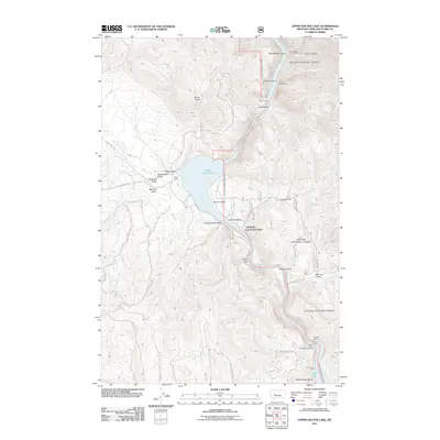 2011 Map of Upper Holter Lake, 2011 Print