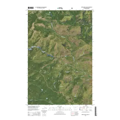 2014 Map of Upper Jocko Lake, 2014 Print