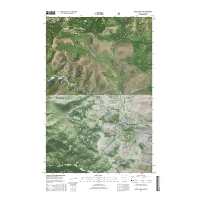 2017 Map of Upper Jocko Lake, 2017 Print