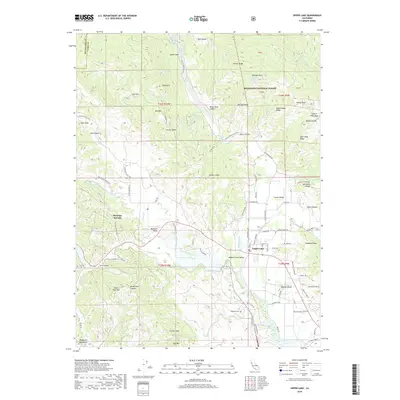 2018 Map of Upper Lake, 2018 Print