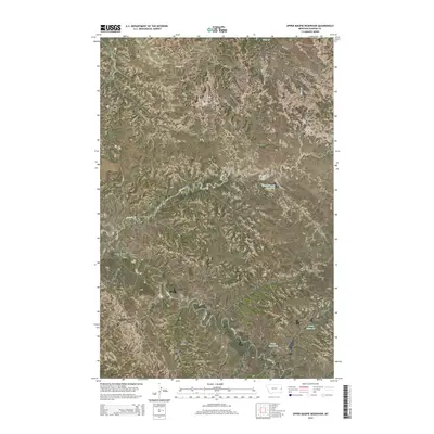 2014 Map of Upper Magpie Reservoir, 2014 Print
