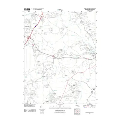 2011 Map of Upper Marlboro, 2011 Print