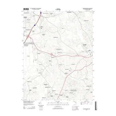 2014 Map of Upper Marlboro, 2014 Print