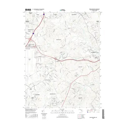 2016 Map of Upper Marlboro, 2016 Print