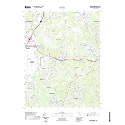 2019 Map of Upper Marlboro, 2019 Print