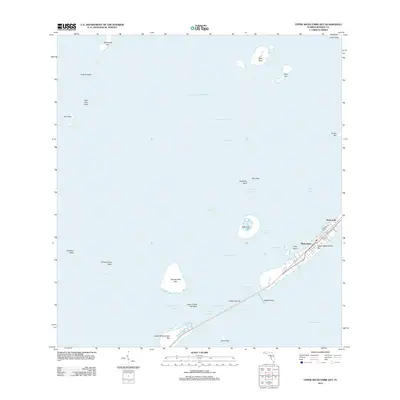 2012 Map of Upper Matecumbe Key, 2012 Print