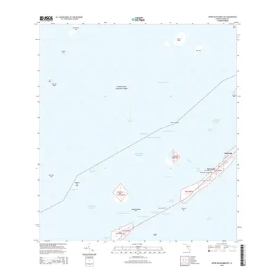 2015 Map of Upper Matecumbe Key, 2015 Print