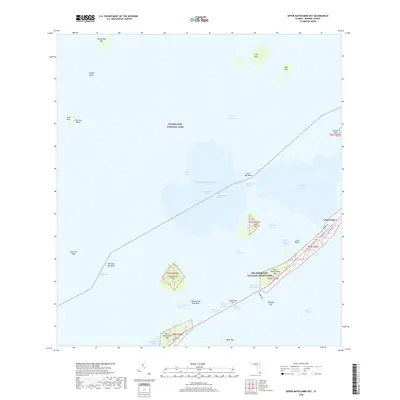 2018 Map of Upper Matecumbe Key, 2018 Print