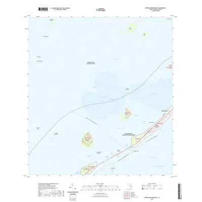 2021 Map of Upper Matecumbe Key, 2021 Print
