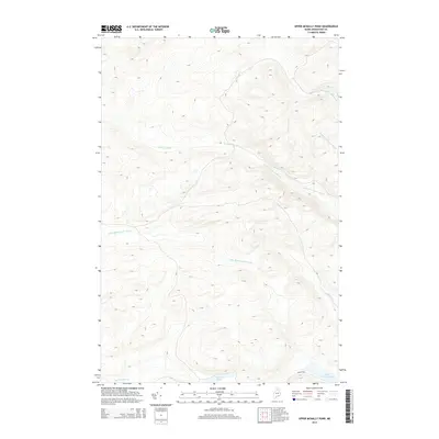 2014 Map of Upper McNally Pond, 2014 Print