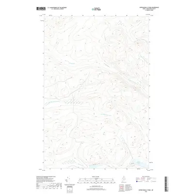 2018 Map of Upper McNally Pond, 2018 Print