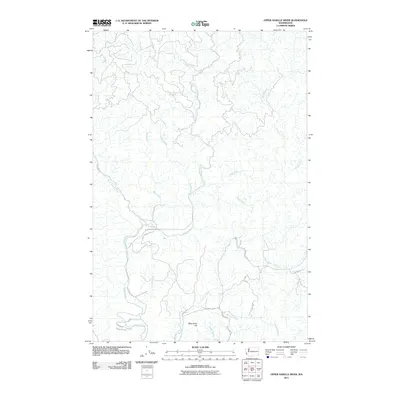 2011 Map of Upper Naselle River, 2011 Print