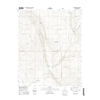 2013 Map of Upper Nutria, 2013 Print