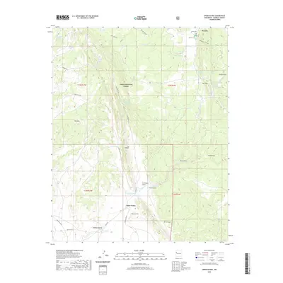 2020 Map of Upper Nutria, 2020 Print