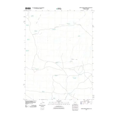 2010 Map of Upper Powder Spring, 2010 Print