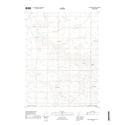2017 Map of Upper Powder Spring, 2017 Print