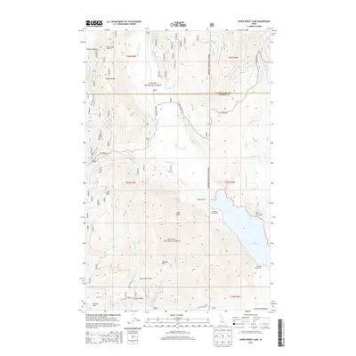 2013 Map of Upper Priest Lake, 2013 Print