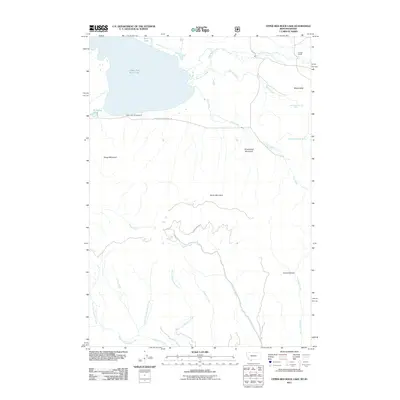 2011 Map of Upper Red Rock Lake, 2011 Print
