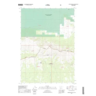 2020 Map of Upper Red Rock Lake, 2020 Print