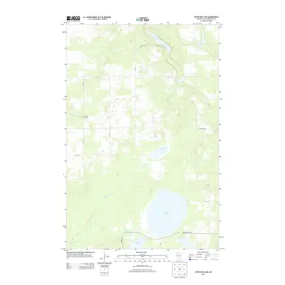 2013 Map of Upper Rice Lake, 2013 Print