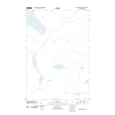 2011 Map of Upper Russell Pond, 2011 Print