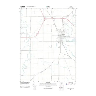 2010 Map of Upper Sandusky, 2010 Print