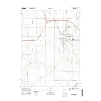 2013 Map of Upper Sandusky, 2013 Print