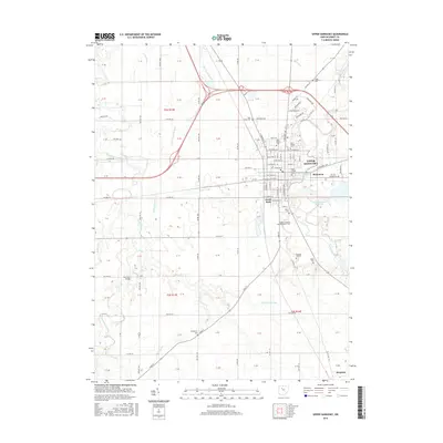 2016 Map of Upper Sandusky, 2016 Print