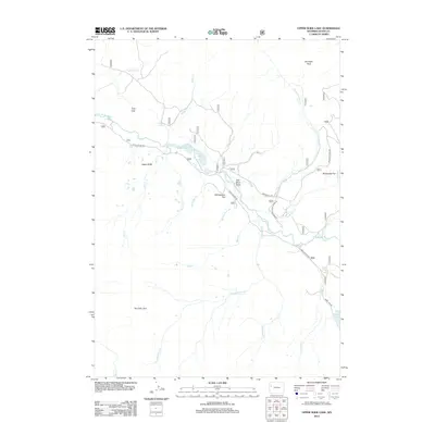 2012 Map of Upper Slide Lake, 2012 Print