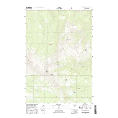 2017 Map of Upper Tepee Basin, 2017 Print