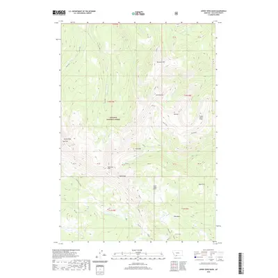 2020 Map of Upper Tepee Basin, 2020 Print