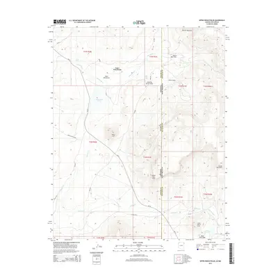 2014 Map of Upper Wheatfields, 2014 Print